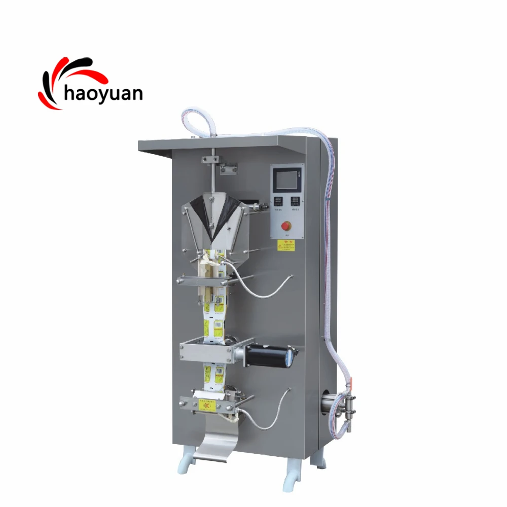 Automatic Sugar Candy Packaging Ice Filling And Sealing Packing Machine For Liquid SJ-ZF1000 Haoyuan