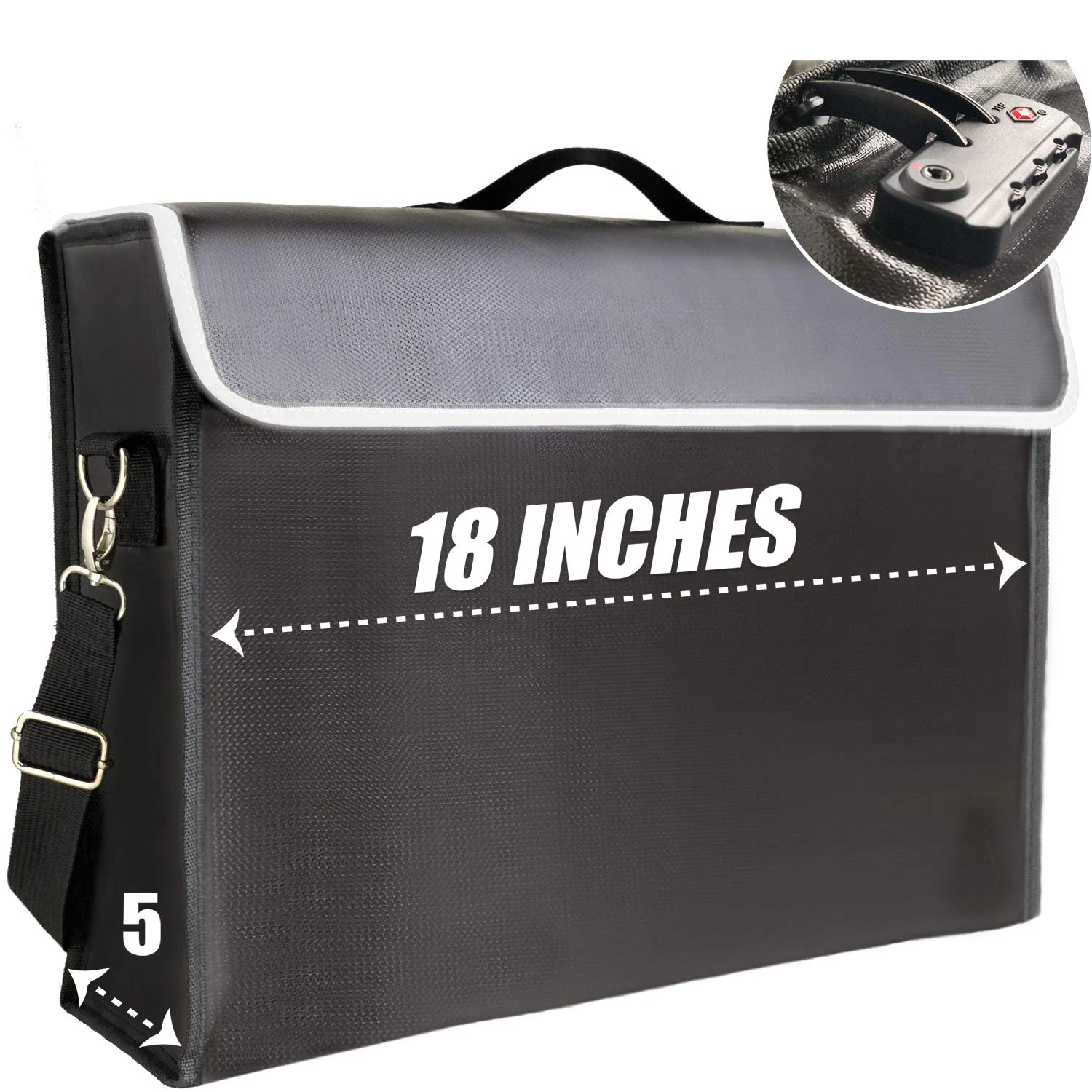 Пожарные мешки-2019 XL, пожарные мешки для документов,(17x12x5 дюймов), трехслойная пожарная безопасная сумка и водонепроницаемое хранилище