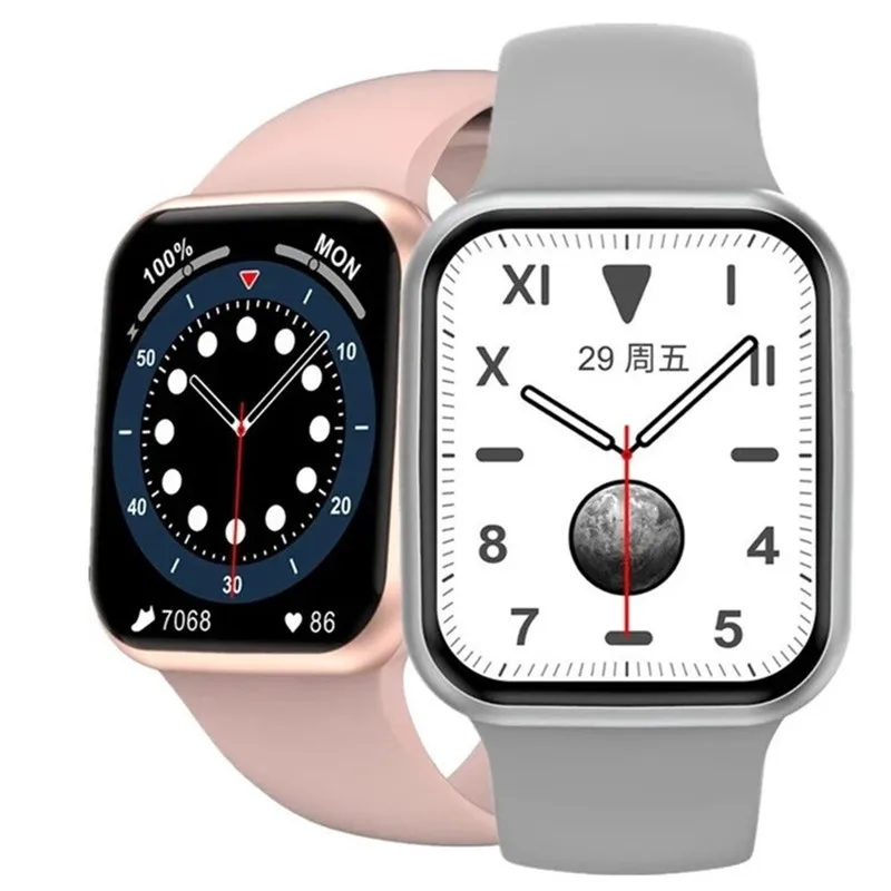  2021 Новый DT100 SmartWatch 1 75 дюймов кодировщик вращающийся с разделенным экраном телефонный звонок Пароль безопасности спортивные сердечного ритма Смарт часы