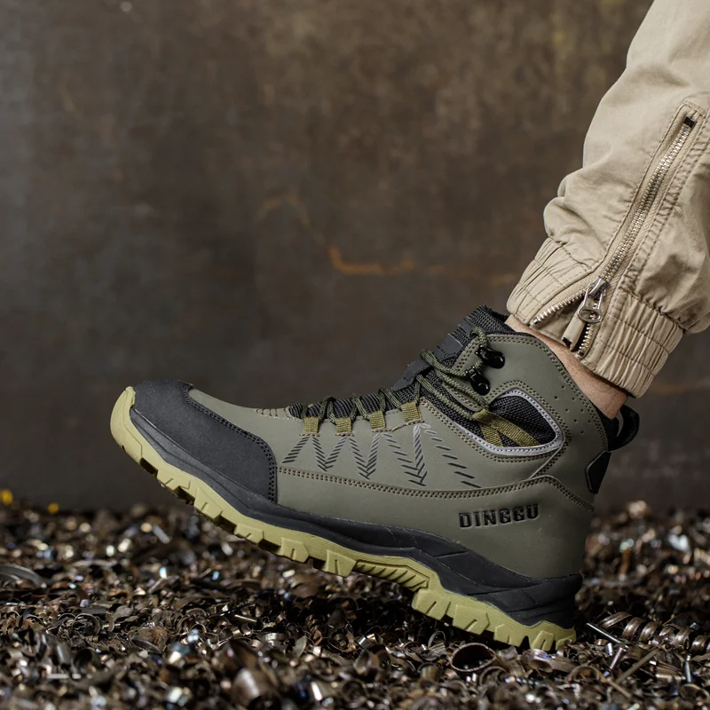 Customized  Anti-smashing Sports Shoes Fashionable Casual Men Running  Safety Water Proof Shoes for Worker