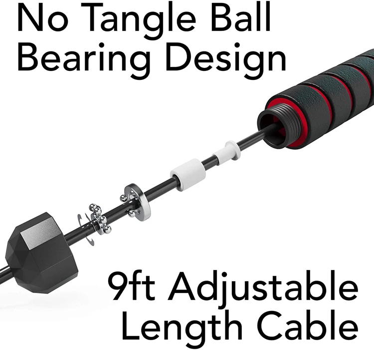 Lose weight flexible steel wire rope cheap Skipping jump ropes