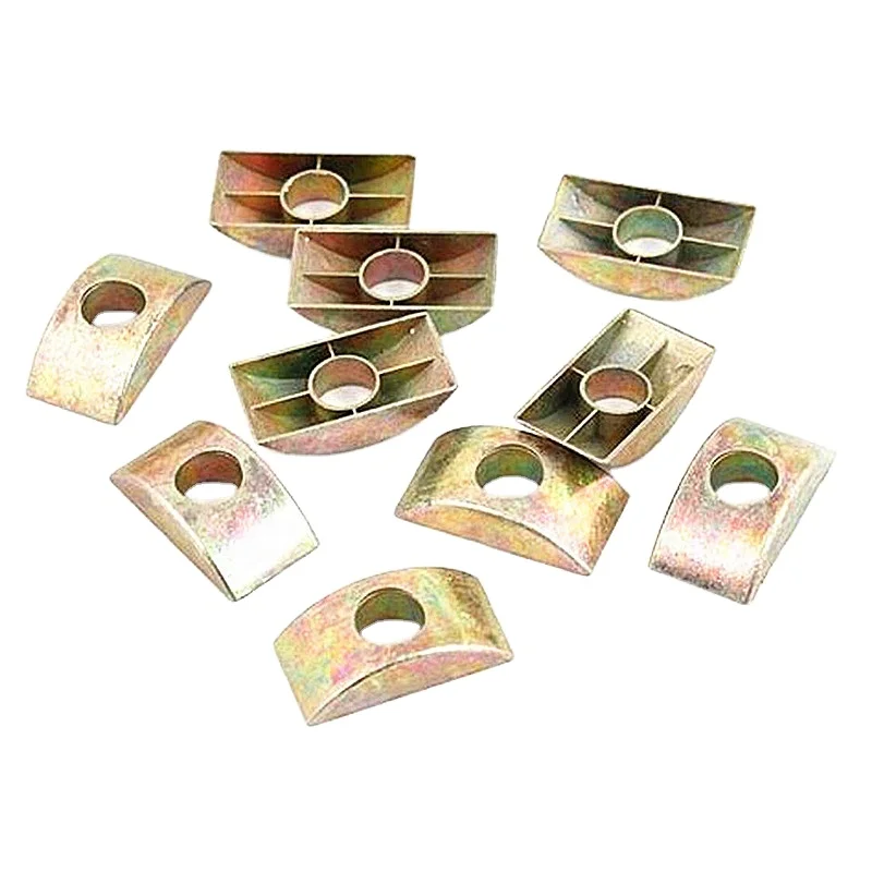 Accessories For Kitchen Furniture Panel Fastener Half Moon Half Round Nut Furniture Connector Nuts Spacer Washer M6 M8