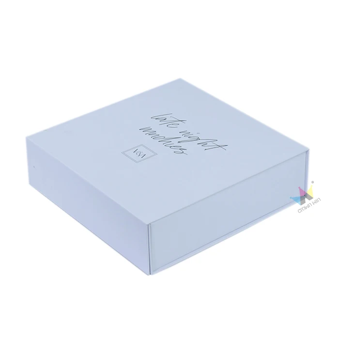 Custom CMYK Printing On Cardboard Packaging Boxes Folding Package Box For Clothes