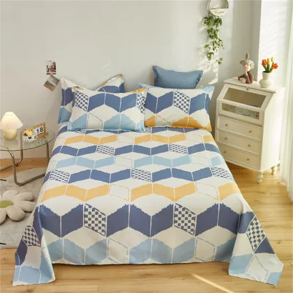 DIRECT FACTORY SELL  80GSM Microfiber BED SHEET Fabric Fitted Flat Pillow Case FABRIC Bedding Bed Sheet Changxing