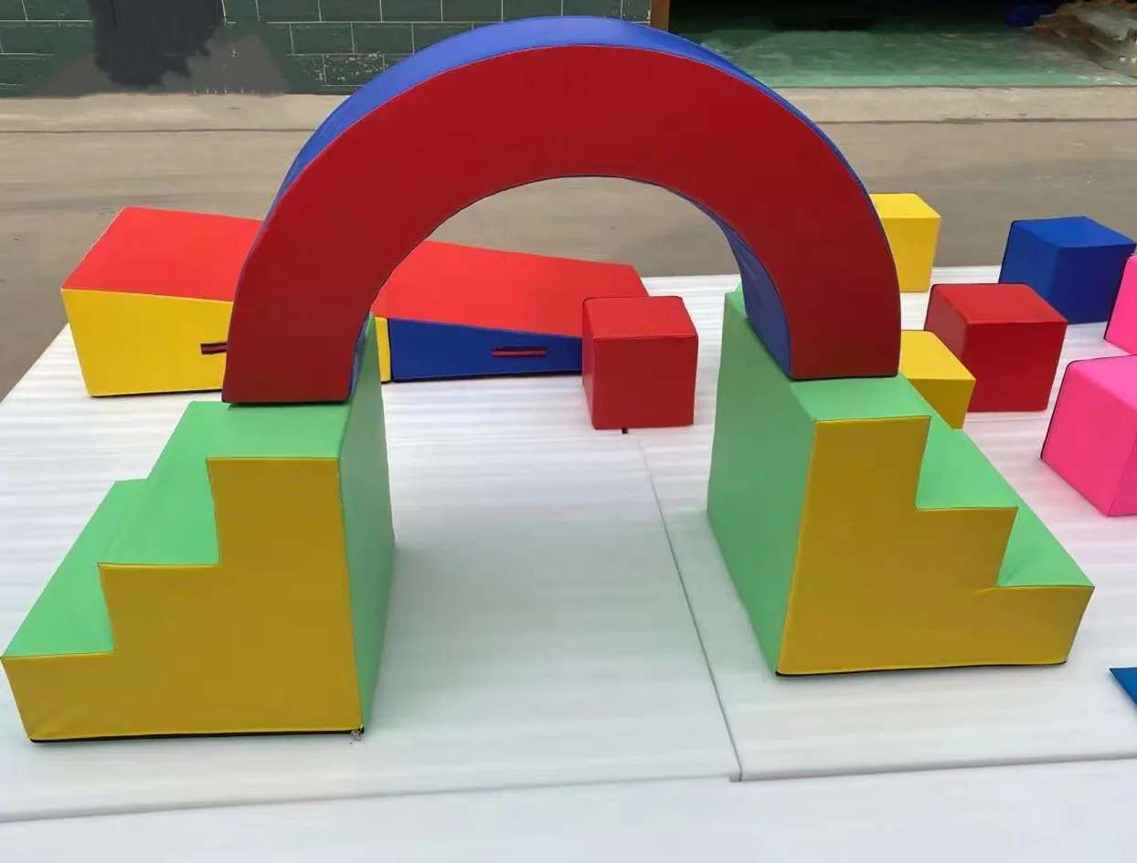 Factory Selling Colorful Pvc Trainer Exercise Folding Gymnastic Mats