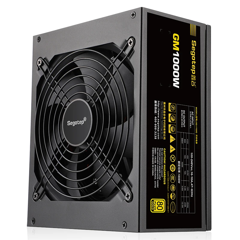 PowerSupply OEM Certificated 96-264V Gaming 1000W Fully Modular PC Computer PSU Gamer Power Supply Power Source