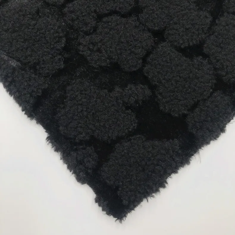 100% polyester sherpa faux fur fabric for toys and garment