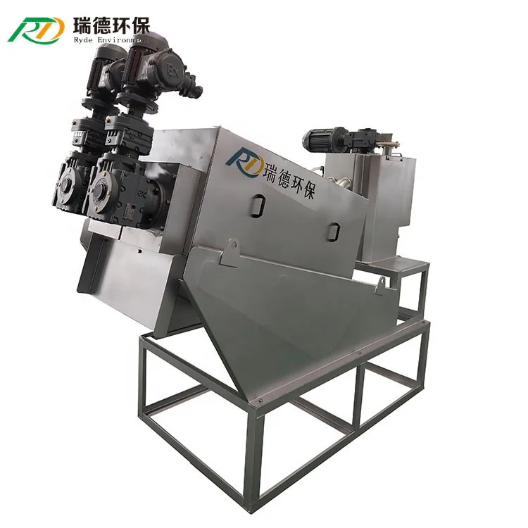 Новое поступление отходов обработки шлама Dewatering Дегидратор пластины винт пресс