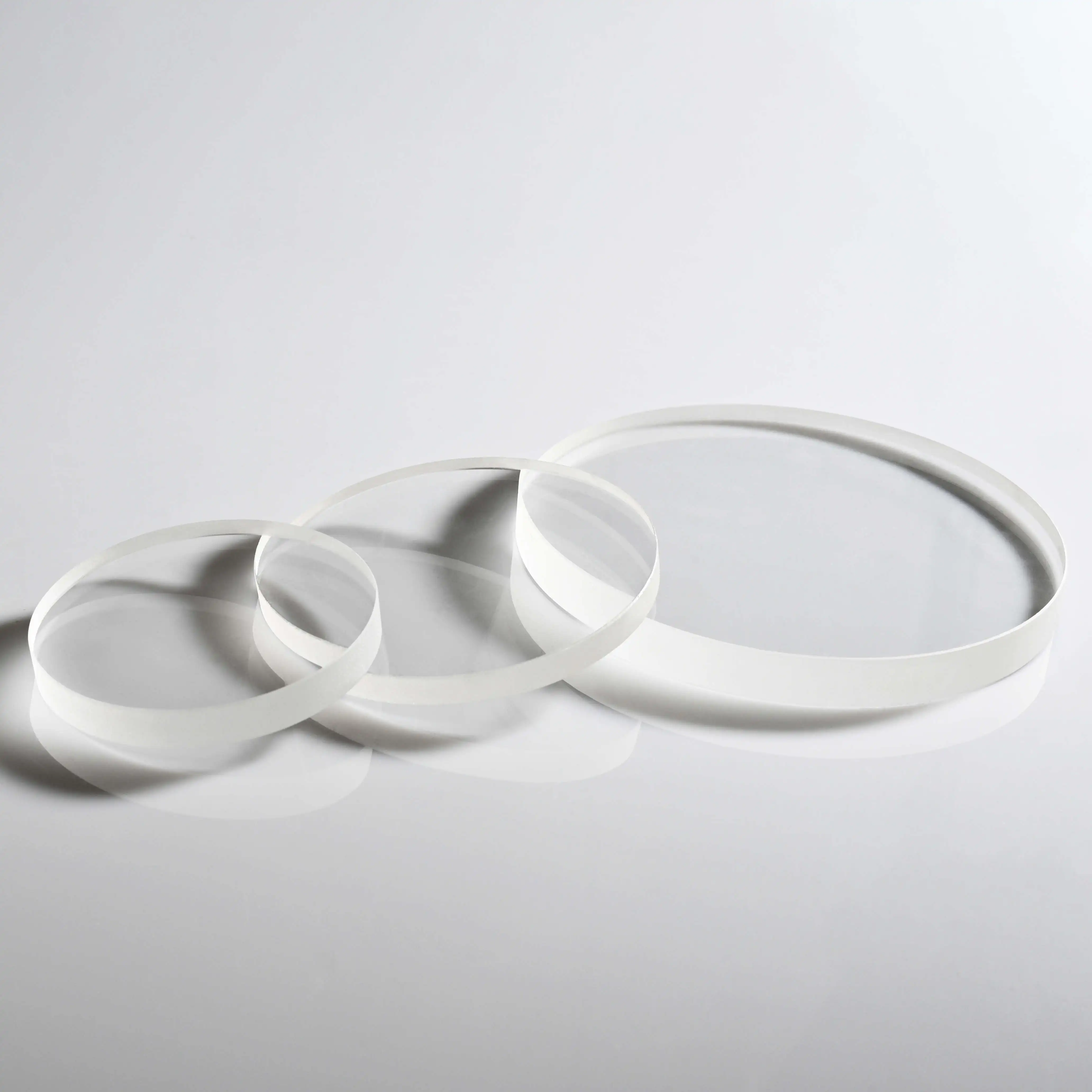 SUCCESS Customized High Transmittance Fused Silica Plate Quartz Glass Round Plates Wholesale