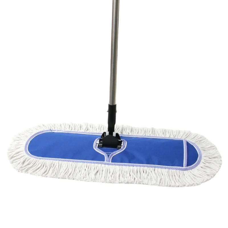 Blue dust mop industrial commercial floor cleaning multiple sizes mop