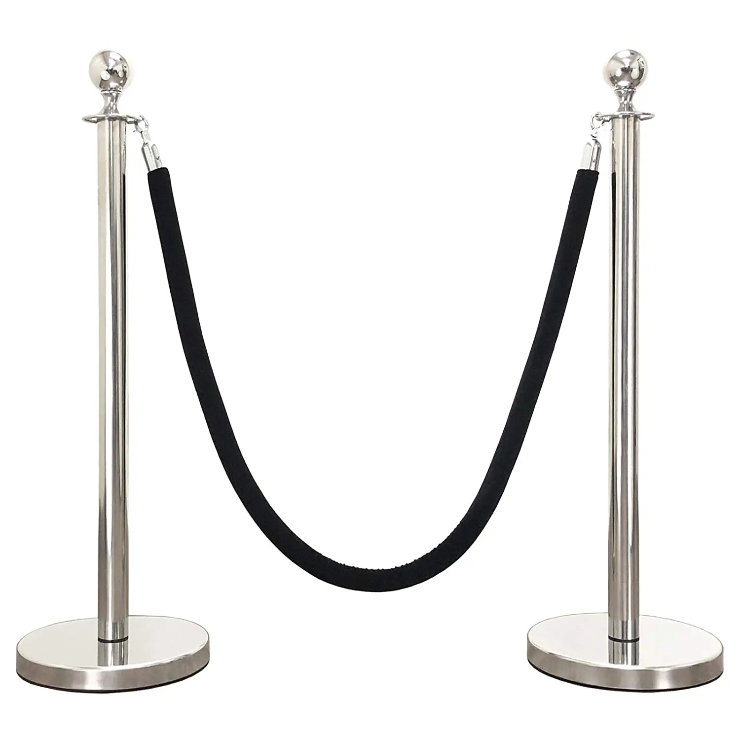 Airport Grand Opening Red Carpet 1.5 Meter Red Wire Rope Queue Line Stanchion Safety Barrier For Crowd Control