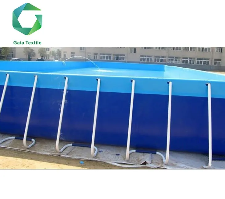 Gaia wholesale retractable pvc coated   fabric waterproof tarpaulin for swimming pool and water play equipment
