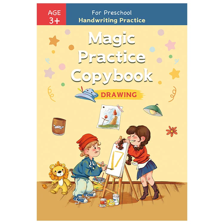  Reusable used magic copybook sank practical kid with pen chilrdren book babi