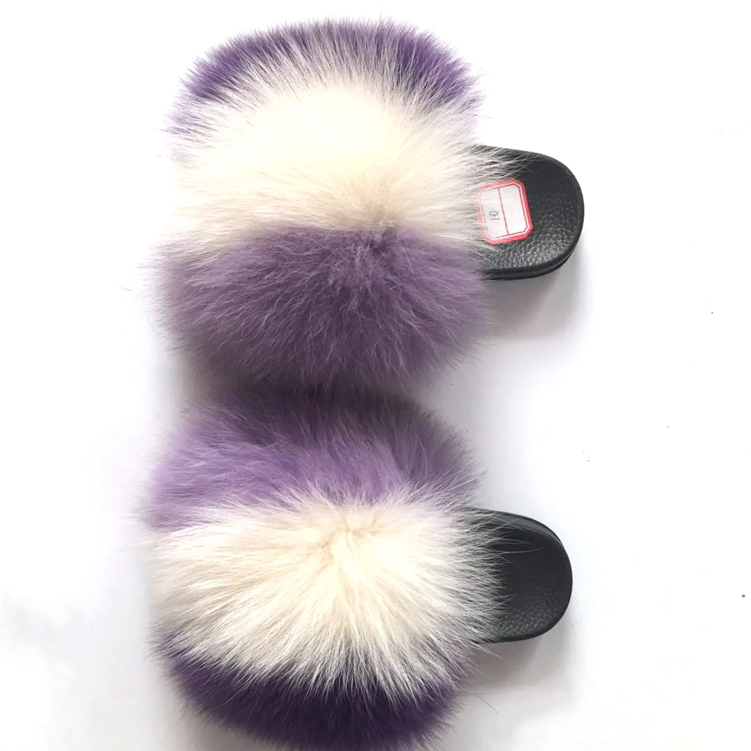 Пушистые Симпатичные сандалии для девочек, детские меховые шлепанцы, поставщик