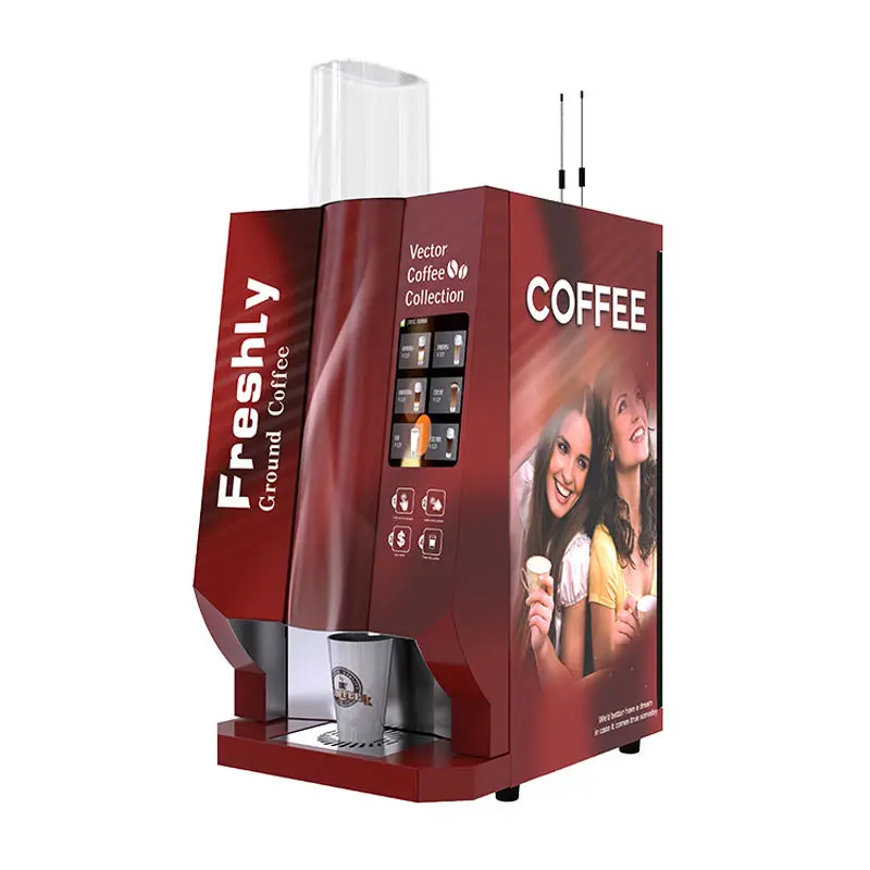 Bean To Cup Coffee Capsule Vending Machine Coffee And Tea Vending Machine
