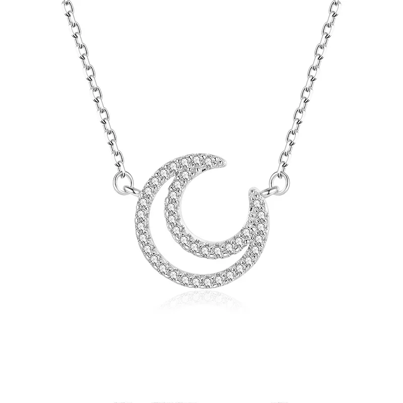 Minimalist egg shape stone Pendant 925 Sterling Silver Necklaces For Women Jewelry
