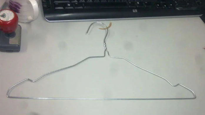 
Automatic laundry galvanised steel wire hanger making machine 