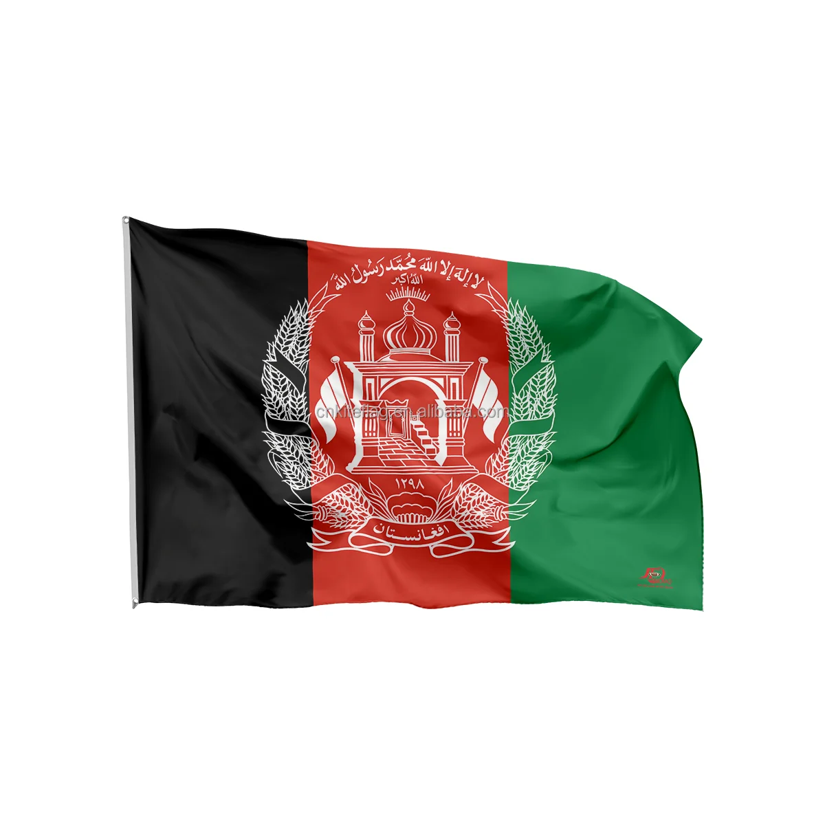 custom 12x18 in polyester Afghanistan car flag double side afghan flag for car