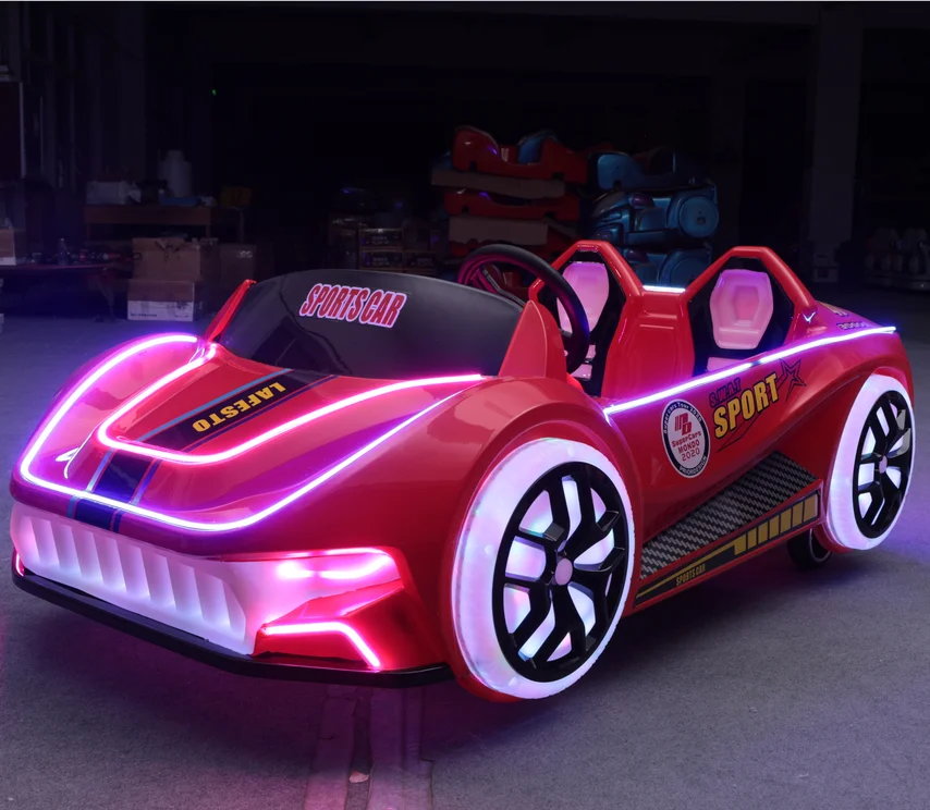 Newest amusement park moto mini indoor electric kids ride on car