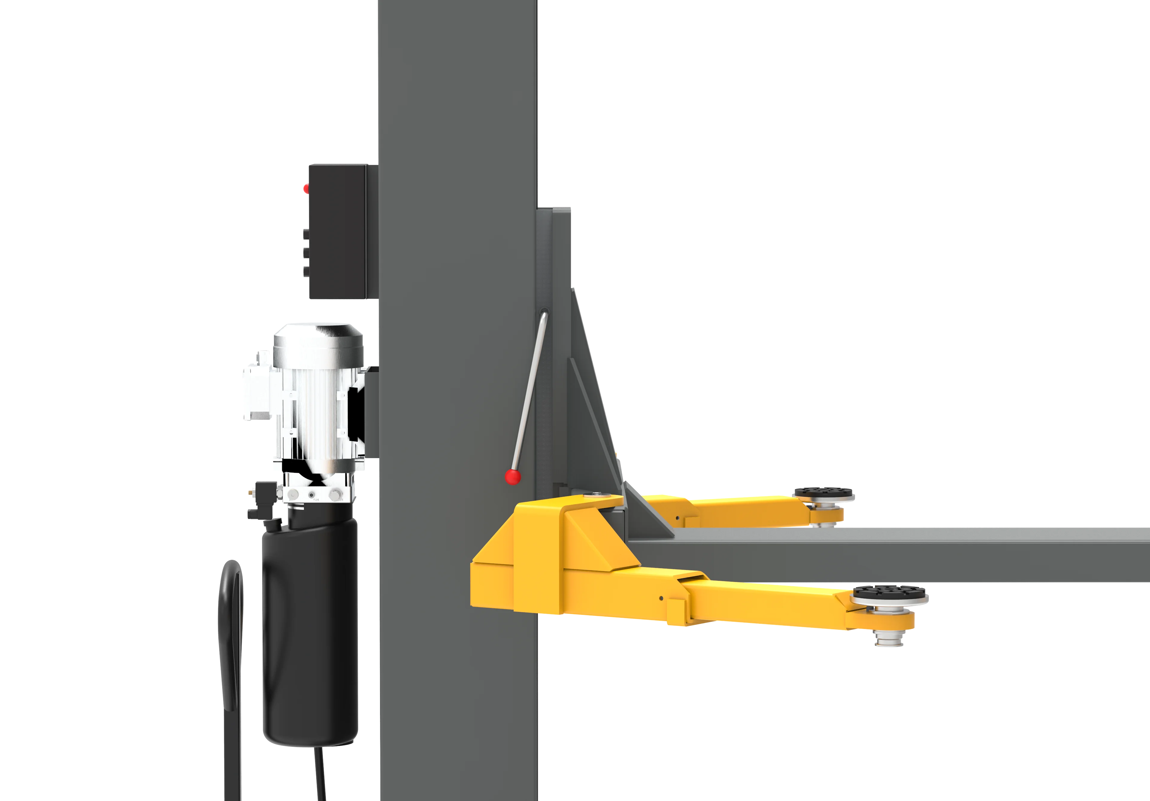 Mobile Single Post lift single post car lift Portable 1 post column lift JSL107