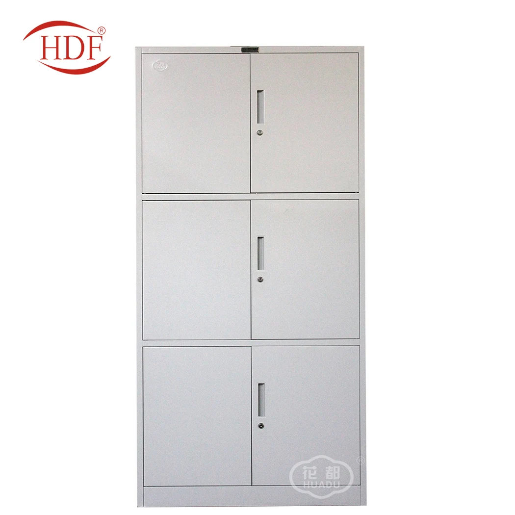 Cheap Double Door Steel Wardrobe Metal Filing Cabinet Price