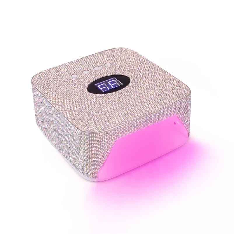 The New Rhinestone Nail Light Therapy Machine 48w Cordless Gel Led Nail Light Machine