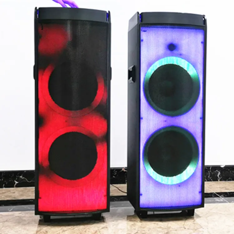 
1000W big power Professional indoor surround subwoofer speakers with Flashing DJ Lights party box 
