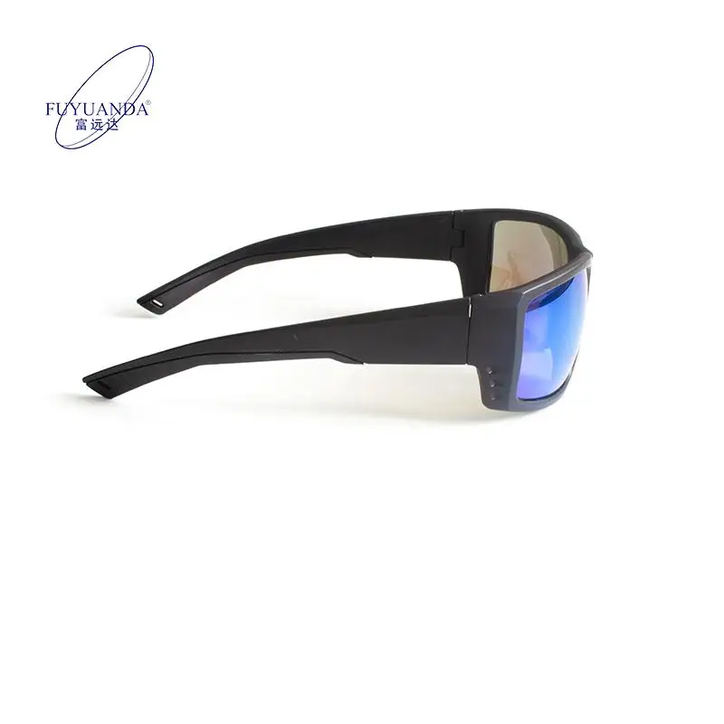 Fuyuanda TR90 Silicone Costas Sunglasses Comfortable Polarized Fishing Sports Glasses Outdoor Activities Blue Cycling Running