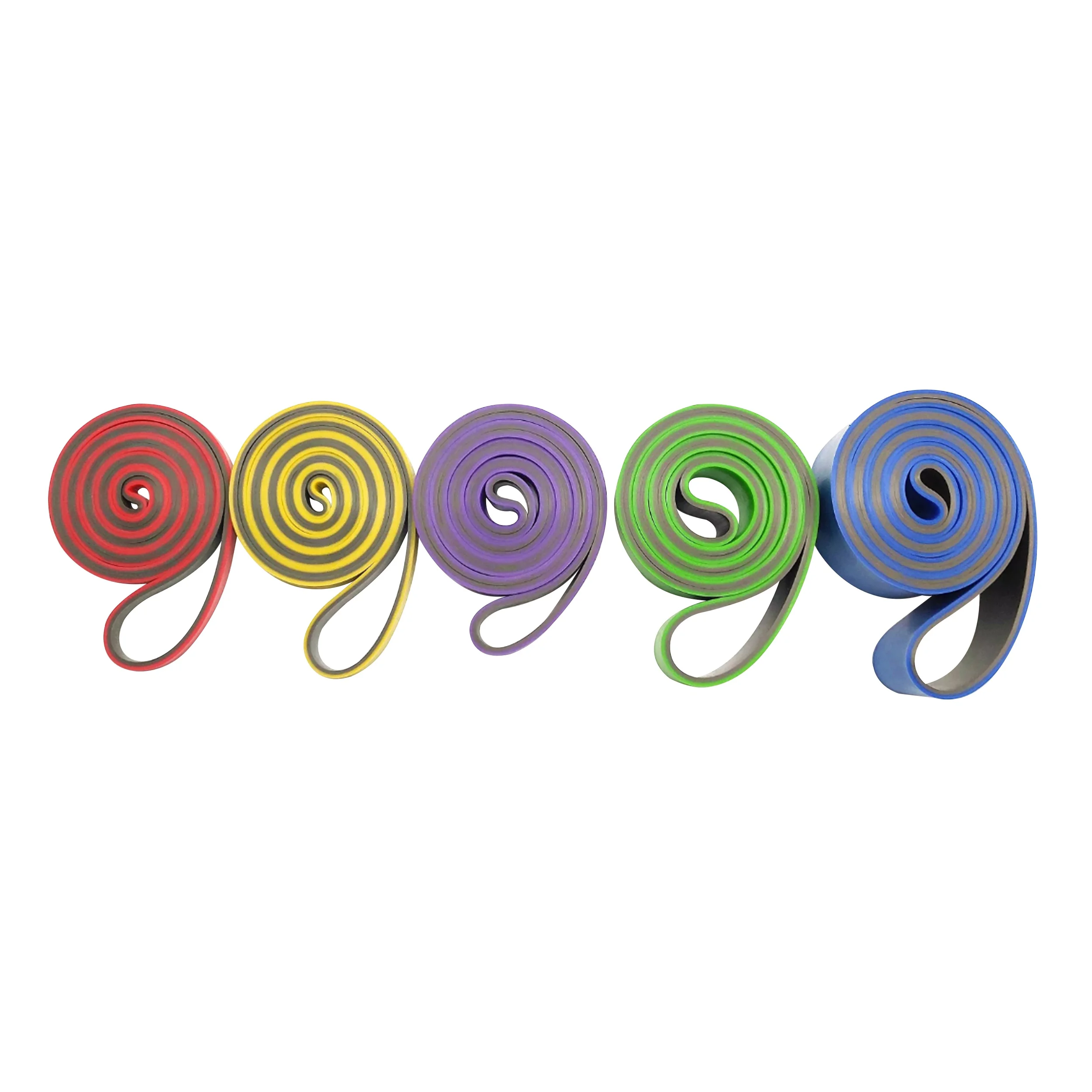 High Quality Elastic Custom Latex Rubber Heavy Pull Up Loop Resistance Exercise Power Fitness Elastic Bands Set