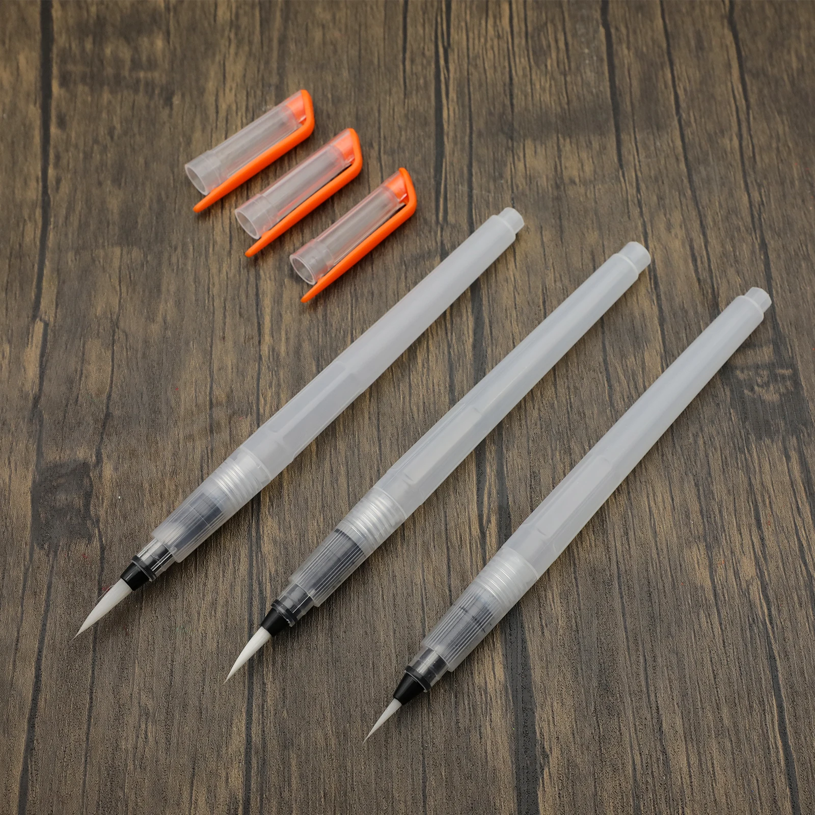 Artmate 18cm medium size refillable round head soft watercolor art painting brush water pen art supplies for beginner