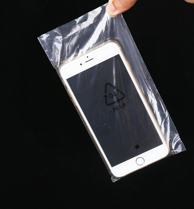 Custom fashion Case packaging bag mobile cover plastic pouch printed design self-adhesive bag