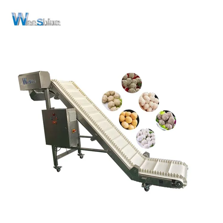 Автоматический ленточный конвейер замороженных пищевых продуктов, изготовленный в Шанхае