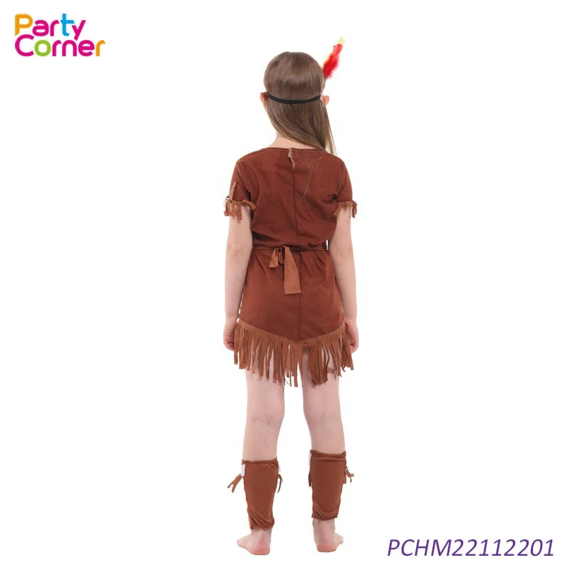 Kids Indian Costume Native American Indian Girl Costume Girls Halloween Indian Dress