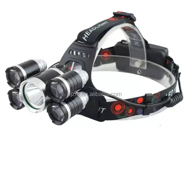 Led Head Torch Rechargeable Waterproof Hunting Powerful Headlight Super Bright Front Light 18650