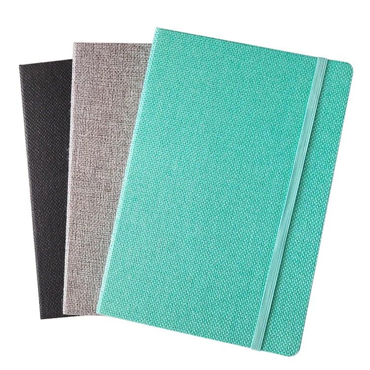China Custom Made Journal Book Soft Faux Leather Cover Hard Cover Notebook