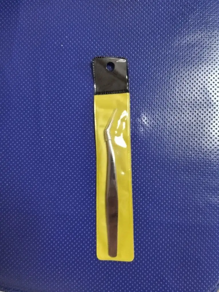 Professional Eyelash Extension Tweezers Straight & Curved Tweezers For Nail Art False Eyelash Extension Tweezers