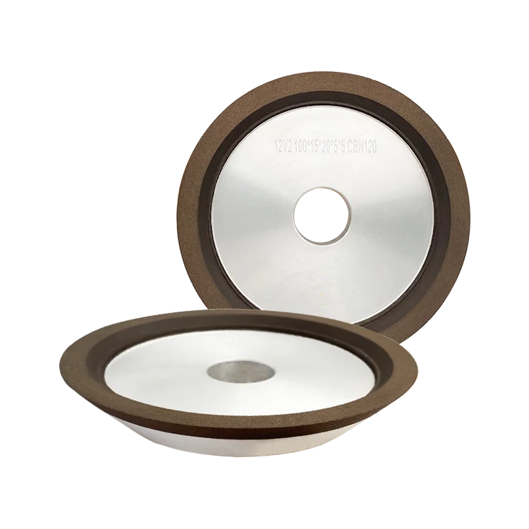 12V2 resin bond diamond  grinding wheel sharpening carbide Drill bit milling cutter cbn wheel grinding steel tool