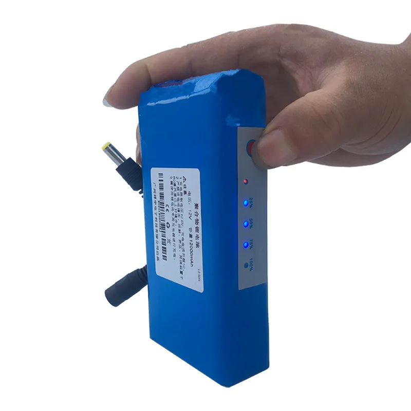 Deep cycle Rechargeable 12V lithium ion batteries pack  12V for solar street light battery E-bike Camera Monitoring