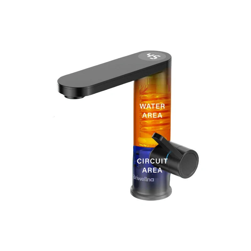 Briwellna 220V Instant Heating Water Taps and faucets electric faucets Hot Mixing Water Faucet