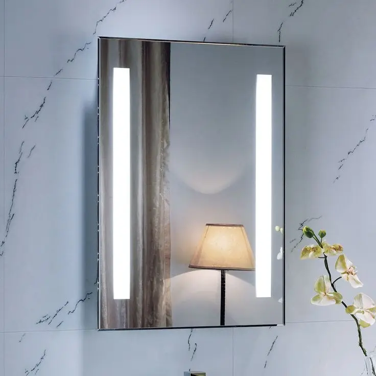 Manufacturer Wall Mounted Wholesales Bathroom Vanity LED backlit Mirror with Touch Sensor