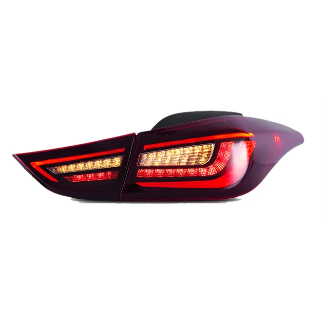 Led Taillight For Hyundai Avante 2011 To 2015 Rear Lamp Smoke Red