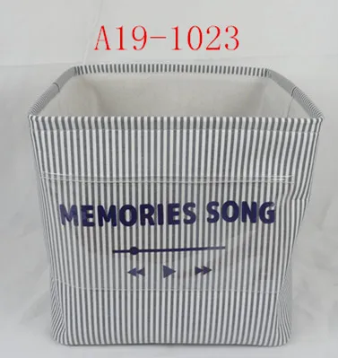 
wholesale fabric basket home usage organizer folding stocked 3 pcs set canvas storage basket with handle 