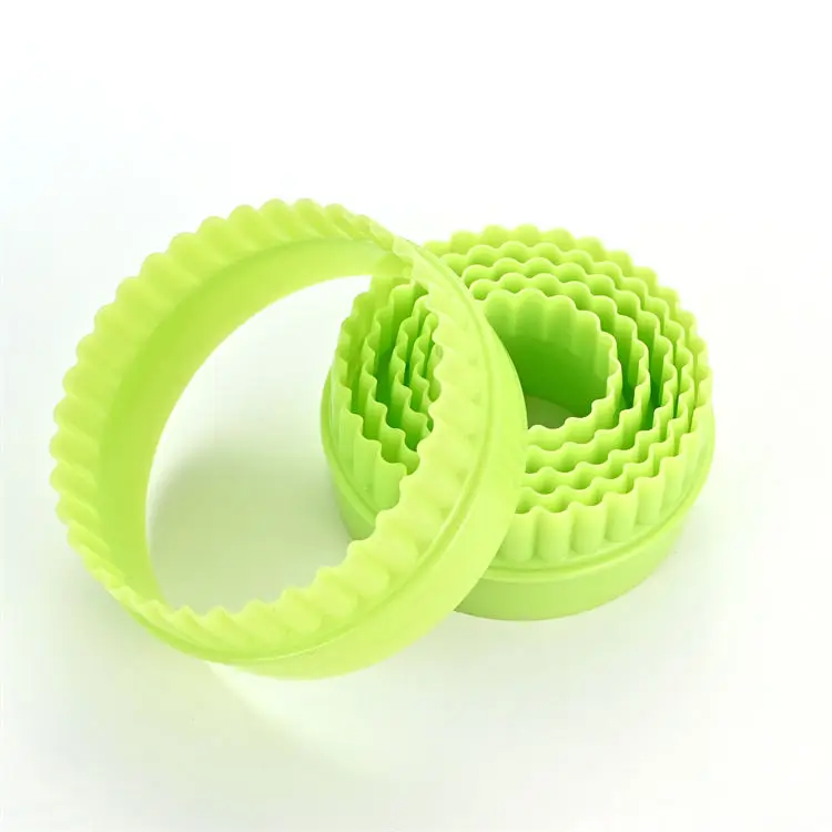 Food Grade Round Shape 6pcs/set Custom Creative High Quality DIY Biscuit Baking Mold Cookie Cutter