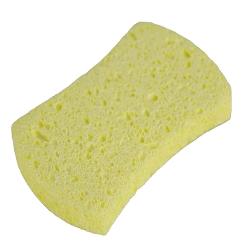 Best sell color change sponge compressed cellulose dish washing kitchen