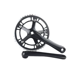 Wholesale track bike crankset 46T bicycle crank freewheel single speed road bike crank fixe Cassetes
