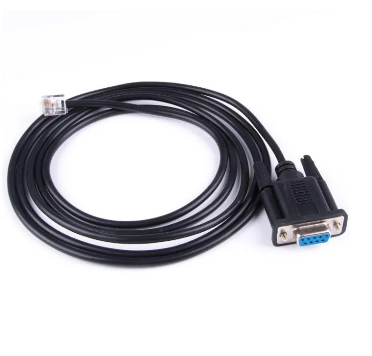 Stocked 6P4C 6P6C RJ11 RJ12 Male connector to DB9 Female RS232 Serial Port Adapter Console Cable For APC AP7800 AP7900 RS232