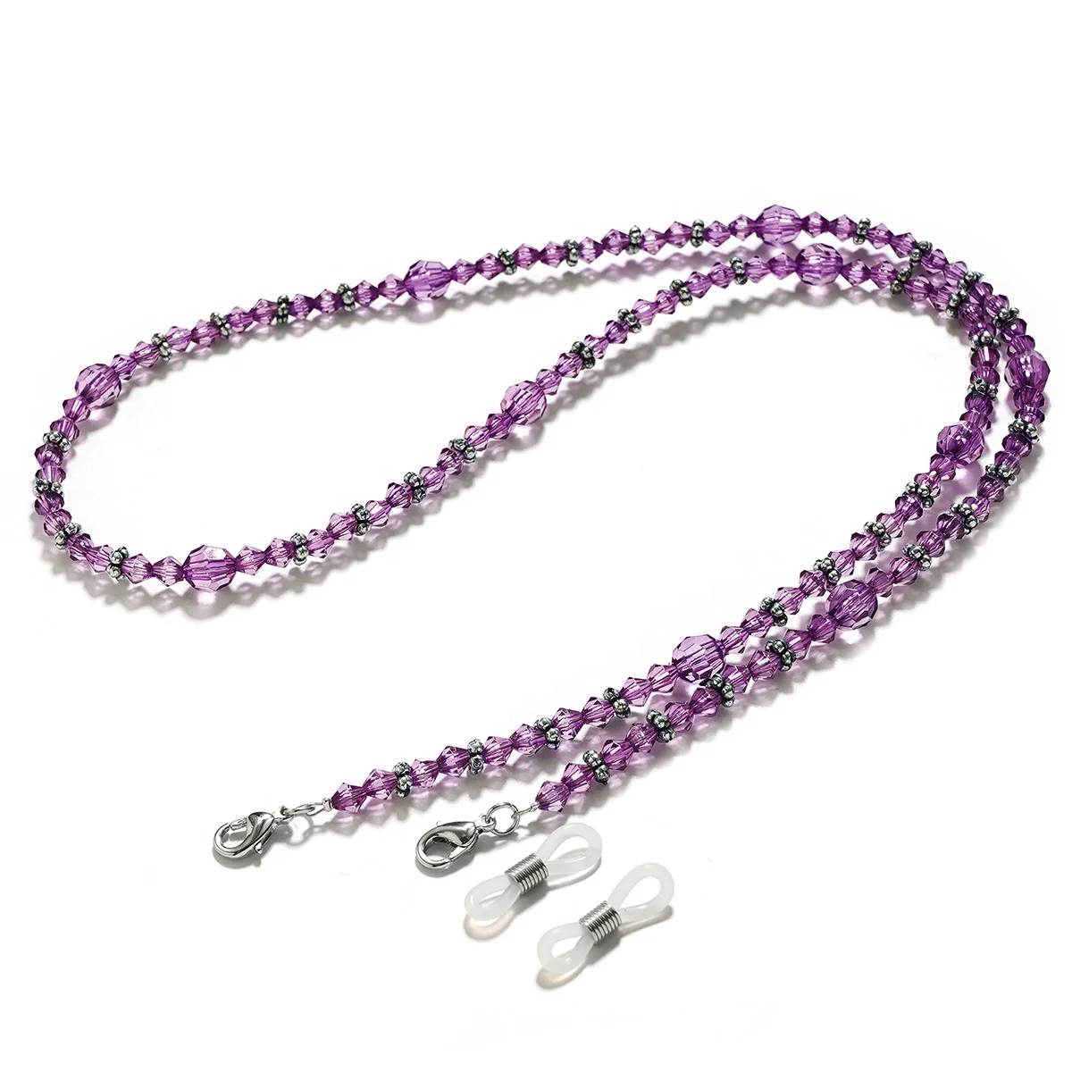 Fashion Seed Beaded Eyewear Chain Masking Chain  Sunglasses Cord Neck Straps Reading Glasses Chain