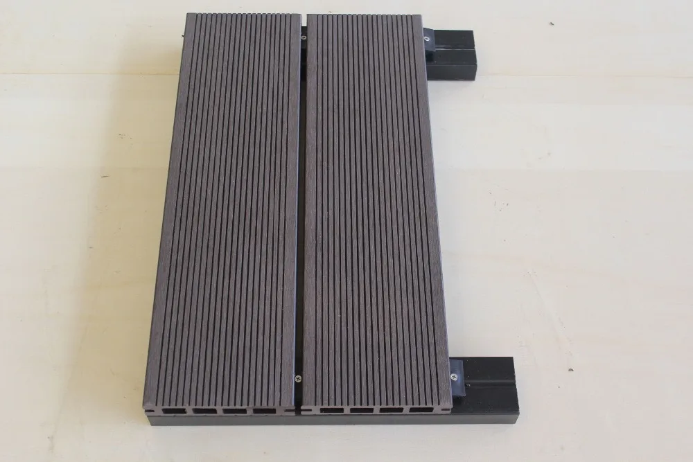 Outdoor reclaimed wooden flooring cheap wpc deck floor tile for ground