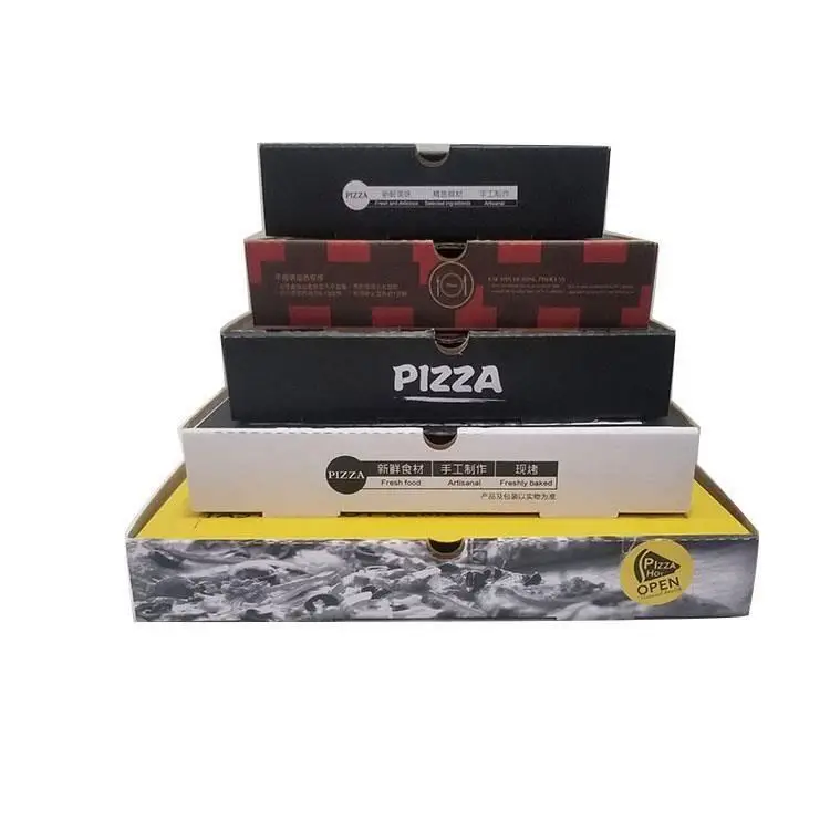 4 5 6 7 8 9 10 11 12 13 14 16 18 20 24 30 inch Portable Pizza Box Take-out Food Packing Box Color Printing Box