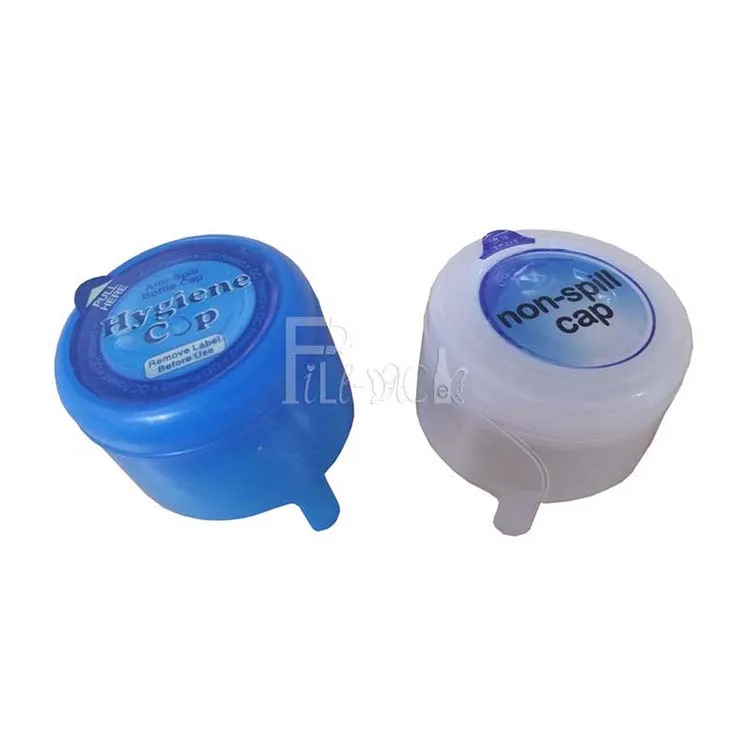 1 Piece Pressing Plastic Jar Lid 5 Gallon 20 Liters Mineral Drinking Water Bottle Caps with customized labels